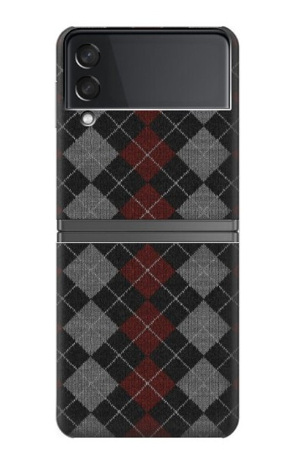 W3907 Sweater Texture Hard Case For Samsung Galaxy Z Flip 4