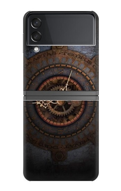 W3908 Vintage Clock Hard Case For Samsung Galaxy Z Flip 4