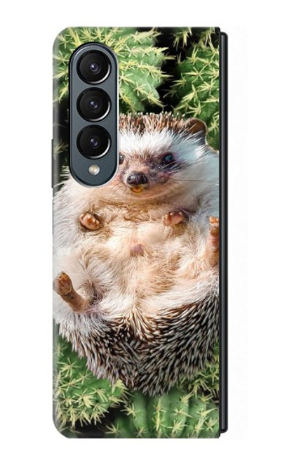 W3863 Pygmy Hedgehog Dwarf Hedgehog Paint Hard Case For Samsung Galaxy Z Fold 4