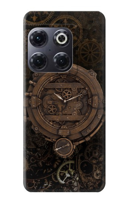 W3902 Steampunk Clock Gear Hard Case and Leather Flip Case For OnePlus 10T