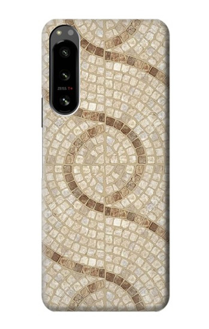 W3703 Mosaic Tiles Hard Case and Leather Flip Case For Sony Xperia 5 IV