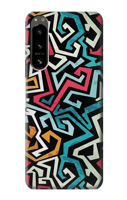 W3712 Pop Art Pattern Hard Case and Leather Flip Case For Sony Xperia 5 IV