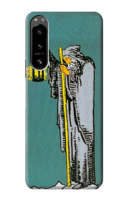 W3741 Tarot Card The Hermit Hard Case and Leather Flip Case For Sony Xperia 5 IV