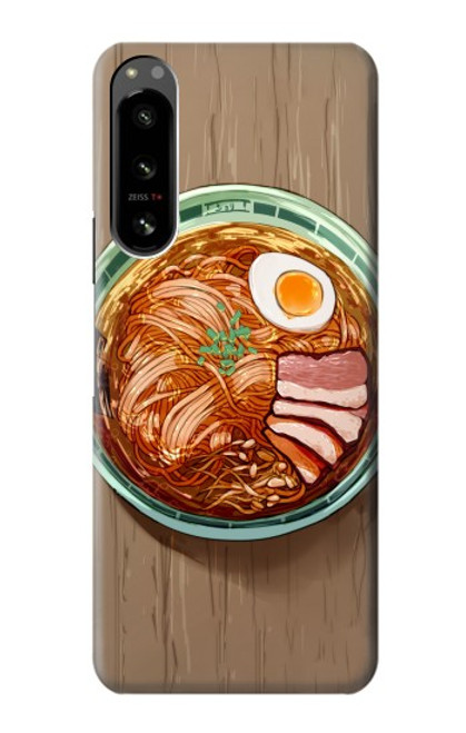 W3756 Ramen Noodles Hard Case and Leather Flip Case For Sony Xperia 5 IV