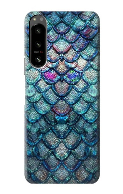 W3809 Mermaid Fish Scale Hard Case and Leather Flip Case For Sony Xperia 5 IV