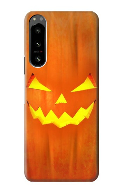 W3828 Pumpkin Halloween Hard Case and Leather Flip Case For Sony Xperia 5 IV