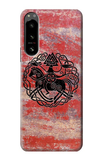 W3831 Viking Norse Ancient Symbol Hard Case and Leather Flip Case For Sony Xperia 5 IV