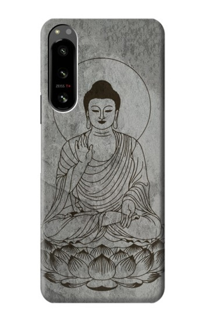 W3873 Buddha Line Art Hard Case and Leather Flip Case For Sony Xperia 5 IV