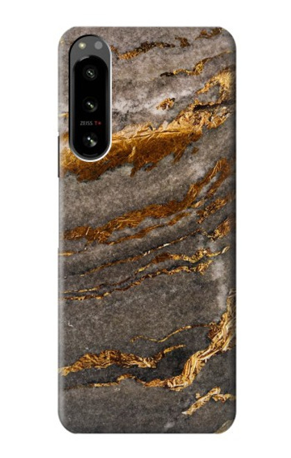 W3886 Gray Marble Rock Hard Case and Leather Flip Case For Sony Xperia 5 IV