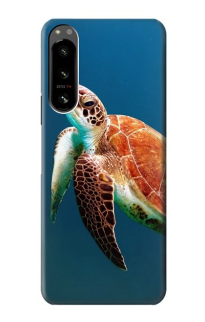 W3899 Sea Turtle Hard Case and Leather Flip Case For Sony Xperia 5 IV