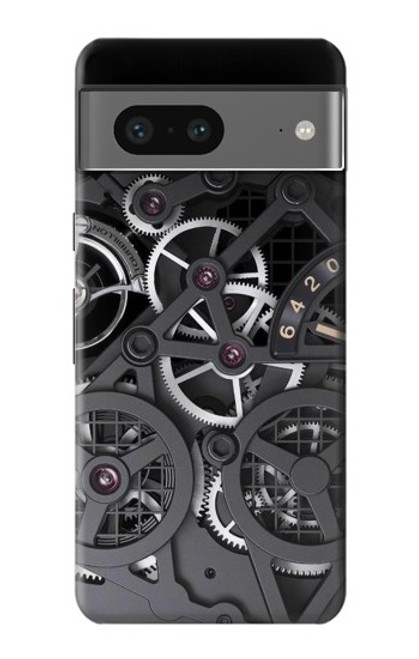 W3176 Inside Watch Black Hard Case and Leather Flip Case For Google Pixel 7