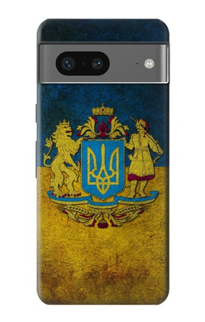 W3858 Ukraine Vintage Flag Hard Case and Leather Flip Case For Google Pixel 7