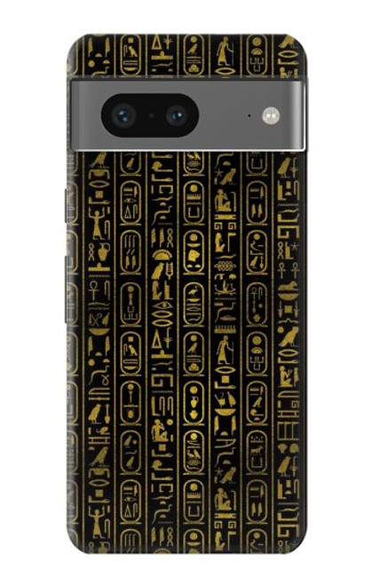 W3869 Ancient Egyptian Hieroglyphic Hard Case and Leather Flip Case For Google Pixel 7