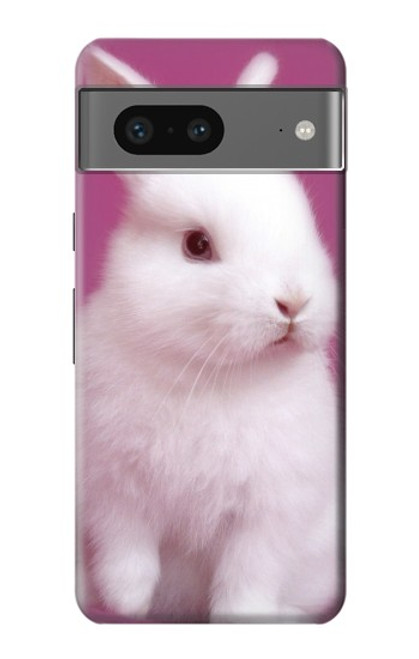 W3870 Cute Baby Bunny Hard Case and Leather Flip Case For Google Pixel 7