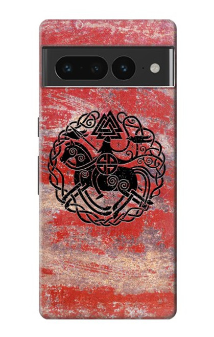 W3831 Viking Norse Ancient Symbol Hard Case and Leather Flip Case For Google Pixel 7 Pro