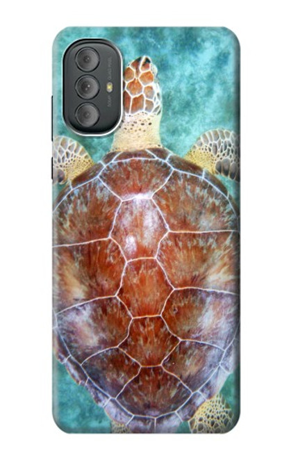 W1424 Sea Turtle Hard Case and Leather Flip Case For Motorola Moto G Power 2022, G Play 2023