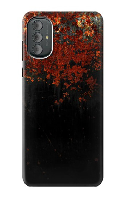 W3071 Rusted Metal Texture Graphic Hard Case and Leather Flip Case For Motorola Moto G Power 2022, G Play 2023