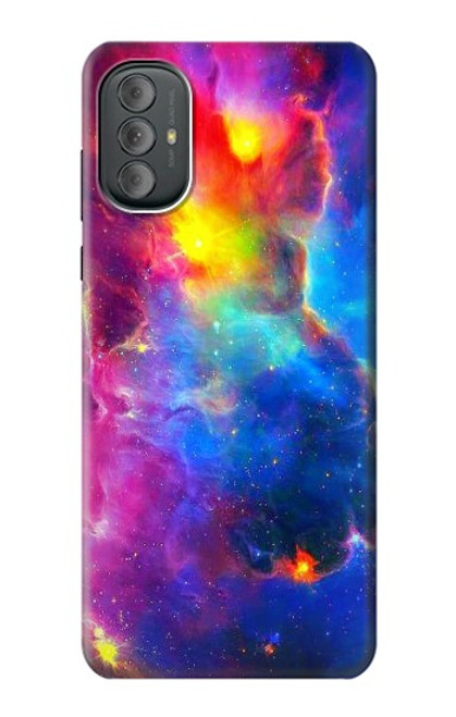 W3371 Nebula Sky Hard Case and Leather Flip Case For Motorola Moto G Power 2022, G Play 2023