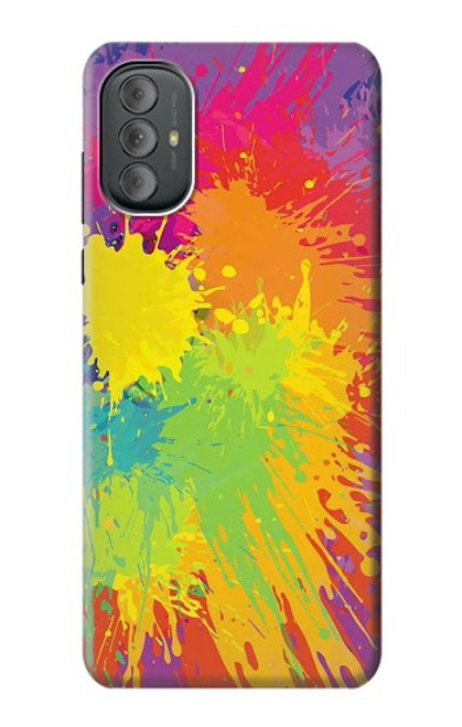 W3675 Color Splash Hard Case and Leather Flip Case For Motorola Moto G Power 2022, G Play 2023