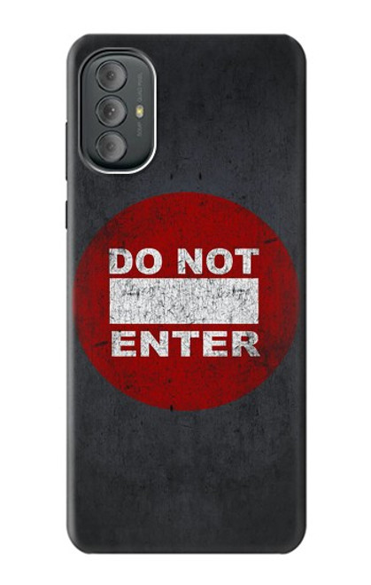 W3683 Do Not Enter Hard Case and Leather Flip Case For Motorola Moto G Power 2022, G Play 2023