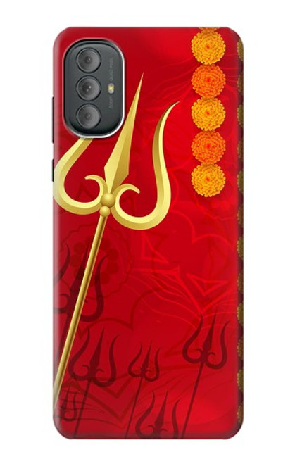 W3788 Shiv Trishul Hard Case and Leather Flip Case For Motorola Moto G Power 2022, G Play 2023