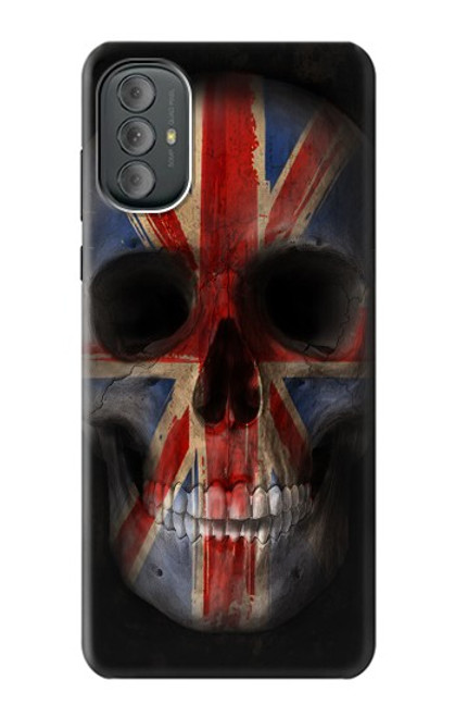 W3848 United Kingdom Flag Skull Hard Case and Leather Flip Case For Motorola Moto G Power 2022, G Play 2023