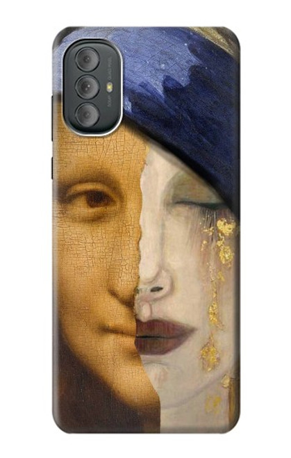 W3853 Mona Lisa Gustav Klimt Vermeer Hard Case and Leather Flip Case For Motorola Moto G Power 2022, G Play 2023