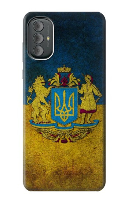 W3858 Ukraine Vintage Flag Hard Case and Leather Flip Case For Motorola Moto G Power 2022, G Play 2023