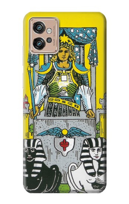 W3739 Tarot Card The Chariot Hard Case and Leather Flip Case For Motorola Moto G32
