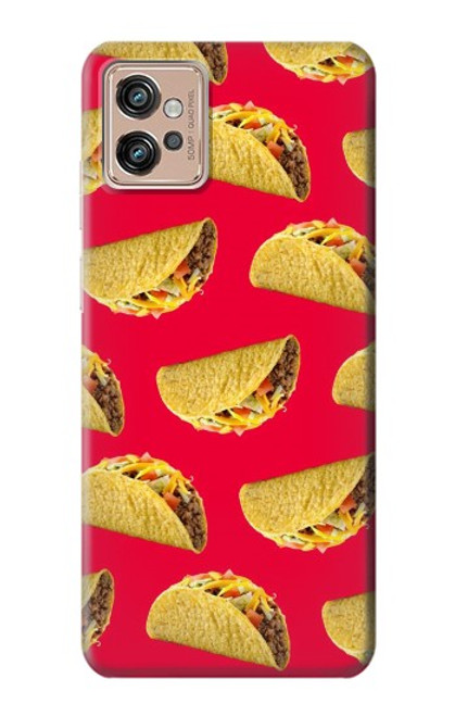 W3755 Mexican Taco Tacos Hard Case and Leather Flip Case For Motorola Moto G32