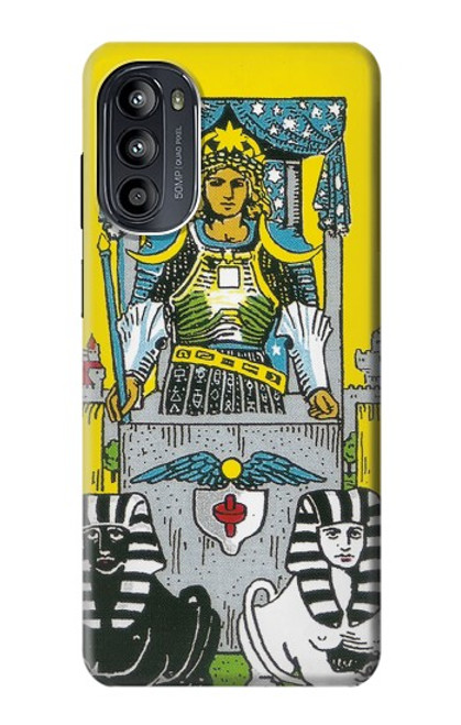 W3739 Tarot Card The Chariot Hard Case and Leather Flip Case For Motorola Moto G52, G82 5G