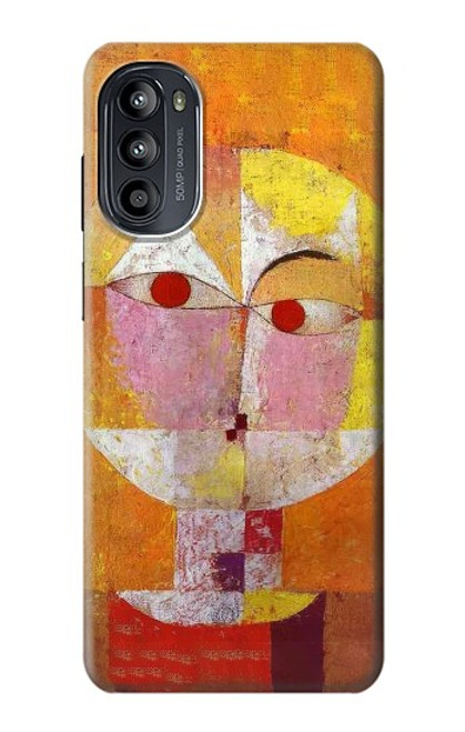 W3811 Paul Klee Senecio Man Head Hard Case and Leather Flip Case For Motorola Moto G52, G82 5G