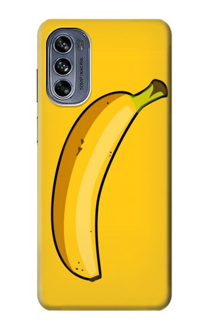 W2294 Banana Hard Case and Leather Flip Case For Motorola Moto G62 5G