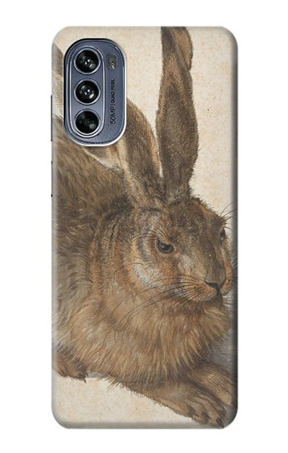 W3781 Albrecht Durer Young Hare Hard Case and Leather Flip Case For Motorola Moto G62 5G