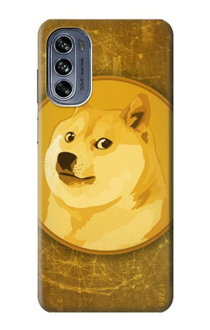 W3826 Dogecoin Shiba Hard Case and Leather Flip Case For Motorola Moto G62 5G