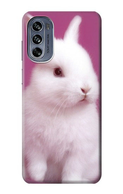 W3870 Cute Baby Bunny Hard Case and Leather Flip Case For Motorola Moto G62 5G