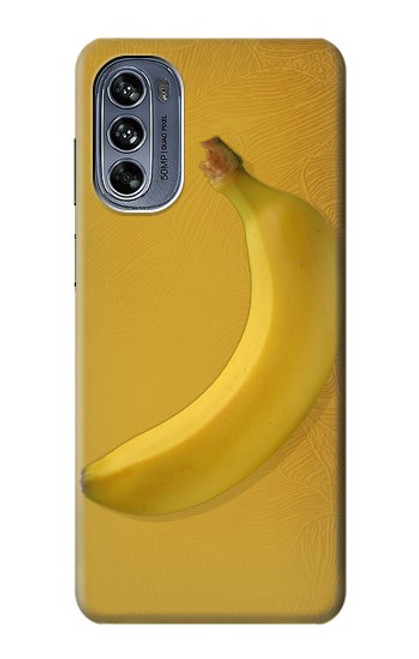 W3872 Banana Hard Case and Leather Flip Case For Motorola Moto G62 5G