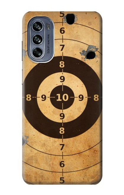 W3894 Paper Gun Shooting Target Hard Case and Leather Flip Case For Motorola Moto G62 5G