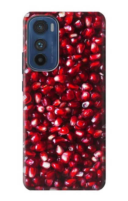 W3757 Pomegranate Hard Case and Leather Flip Case For Motorola Edge 30
