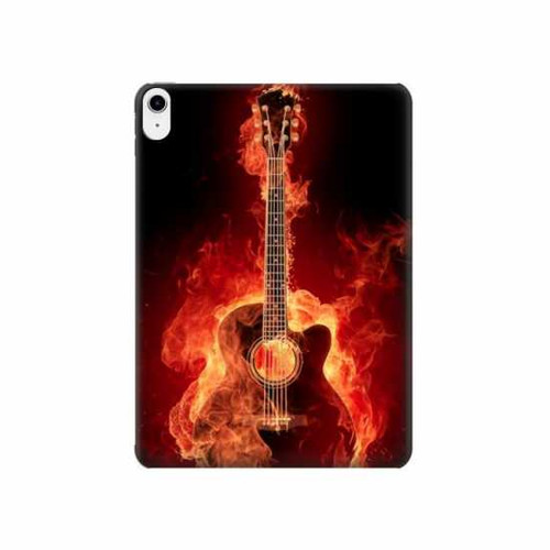 W0415 Fire Guitar Burn Tablet Hard Case For iPad 10.9 (2022)