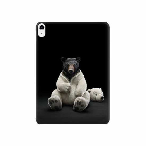 W0878 Black Bear Tablet Hard Case For iPad 10.9 (2022)