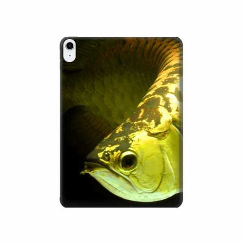 W1021 Gold Arowana Fish Tablet Hard Case For iPad 10.9 (2022)