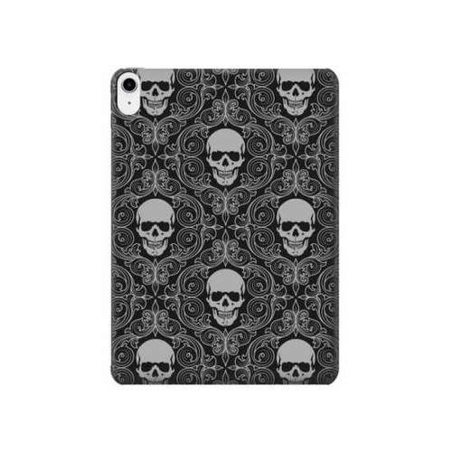 W2371 Skull Vintage Monochrome Pattern Tablet Hard Case For iPad 10.9 (2022)