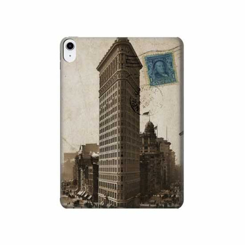 W2832 New York 1903 Flatiron Building Postcard Tablet Hard Case For iPad 10.9 (2022)