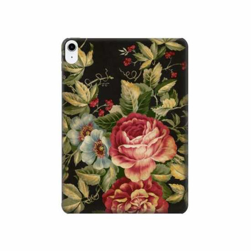 W3013 Vintage Antique Roses Tablet Hard Case For iPad 10.9 (2022)