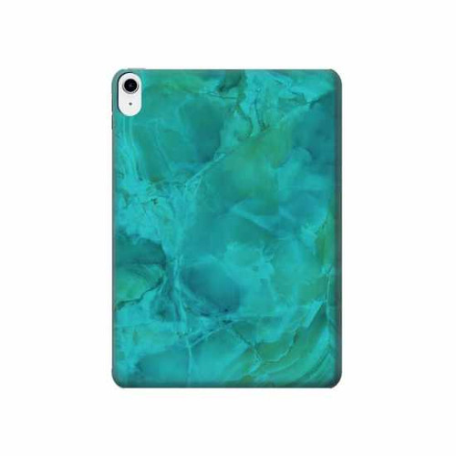 W3147 Aqua Marble Stone Tablet Hard Case For iPad 10.9 (2022)