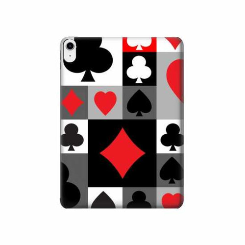 W3463 Poker Card Suit Tablet Hard Case For iPad 10.9 (2022)