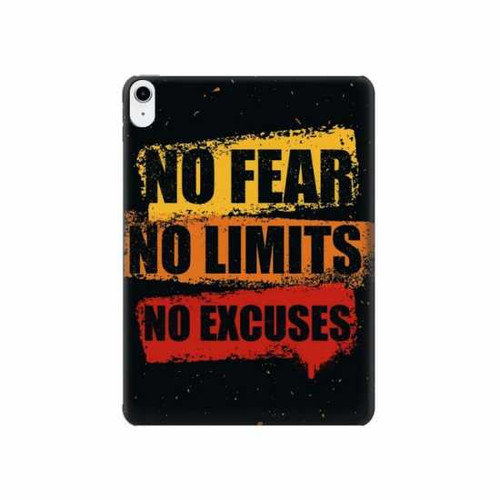 W3492 No Fear Limits Excuses Tablet Hard Case For iPad 10.9 (2022)