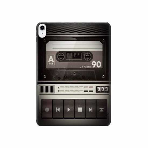 W3501 Vintage Cassette Player Tablet Hard Case For iPad 10.9 (2022)