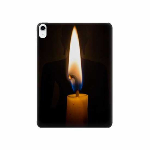 W3530 Buddha Candle Burning Tablet Hard Case For iPad 10.9 (2022)